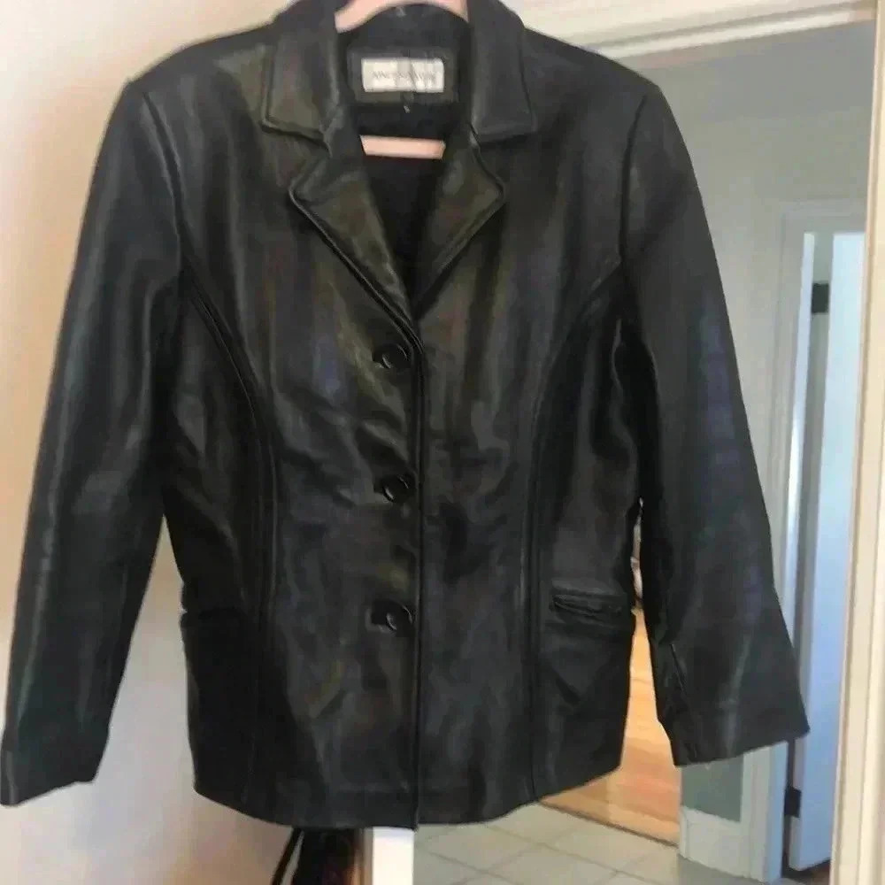 Jones New York leather jacket